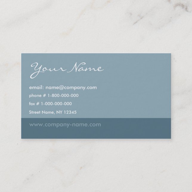 Florals Business Card (Front)