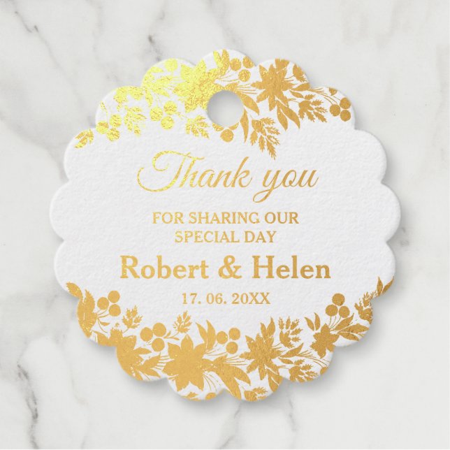 Florals Gift Tags (Front)