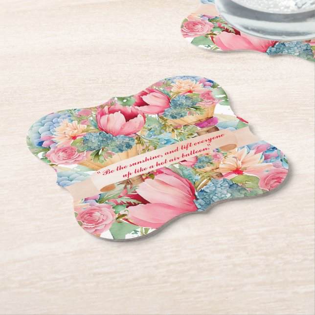 FLORALS PAPER COASTER (Angled)