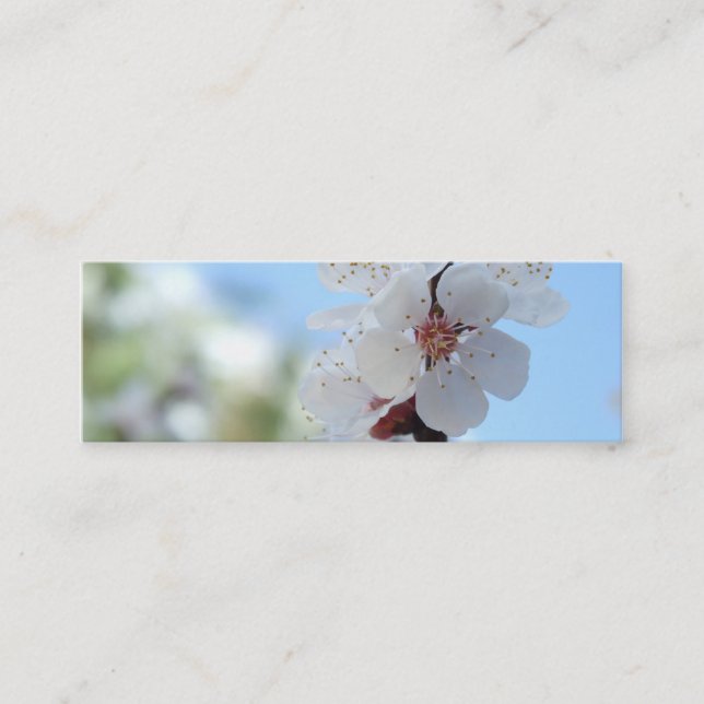 Floreal bookmark business card (Front)