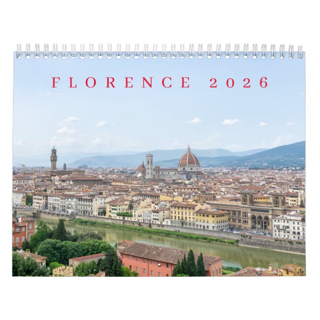 Florence 2026 calendar (Cover)