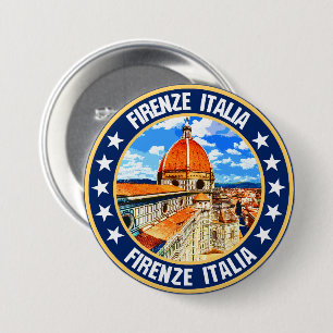 Florence                                           7.5 cm round badge