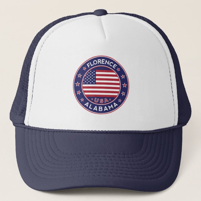Florence, Alabama Trucker Hat (Front)