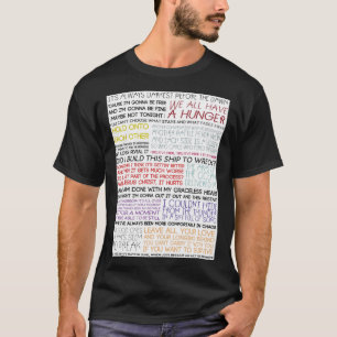 Florence and the Machine lyric typography   T-Shirt