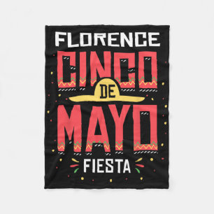 Florence Arizona Cinco De Mayo Celebration Gift Fleece Blanket