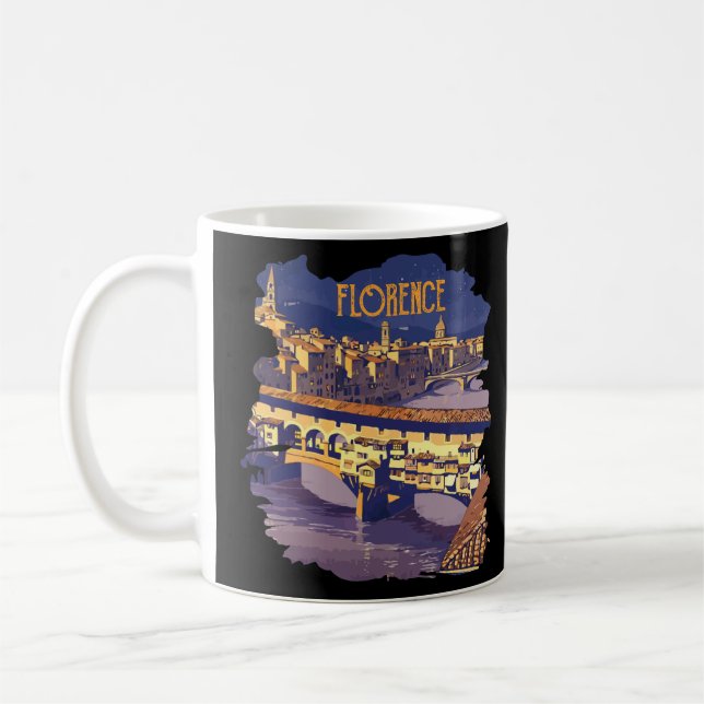 Florence at Night Coffee Mug (Left)