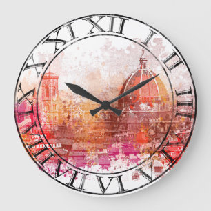 Florence - Basilica of Saint Mary of the Flower Large Clock