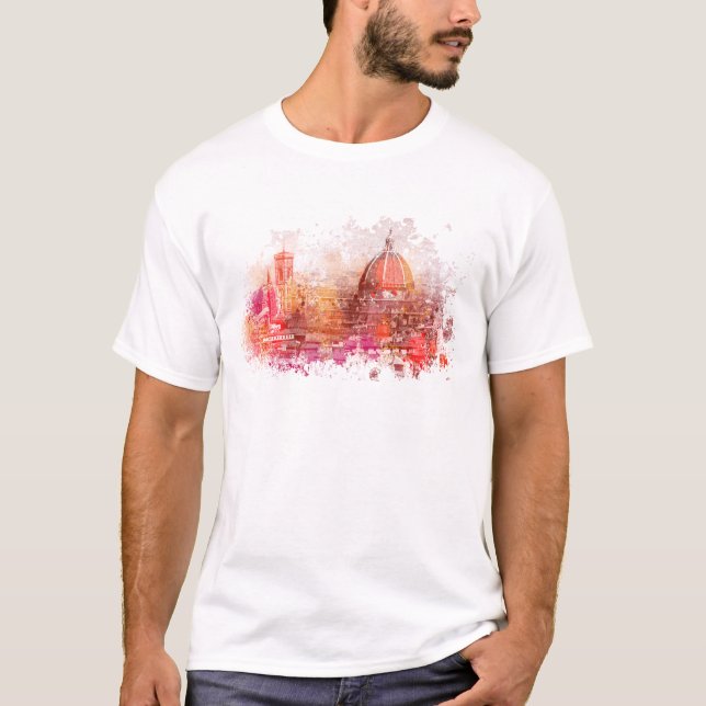 Florence - Basilica of Saint Mary of the Flower T-Shirt (Front)