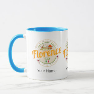 Florence capital of Tuscany Italy vintage souvenir Mug