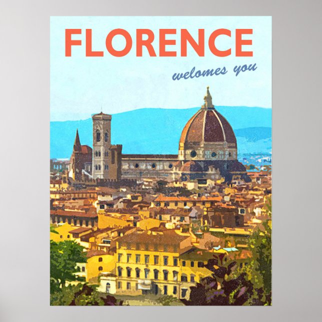 Florence Cathedral,  Duomo Santa Maria Del Fiore Poster (Front)