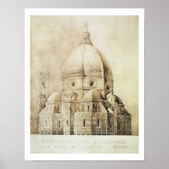 Florence Cathedral from the East, from 'Fragments Poster (Front)