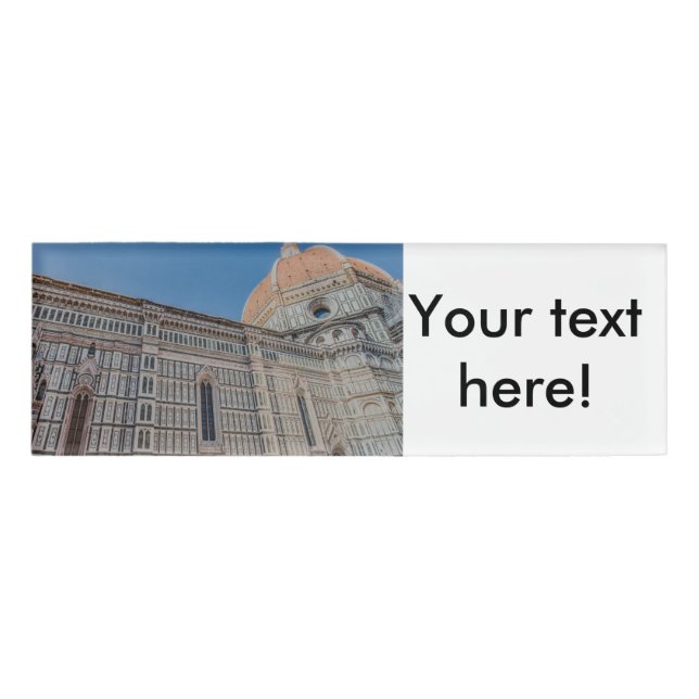 Florence Cathedral Name Tag (Front)