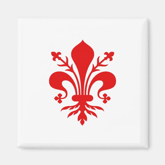 Florence city flag Italy symbol Magnet (Front)