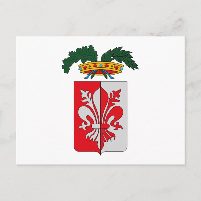 Florence Coat of Arms Postcard (Front)