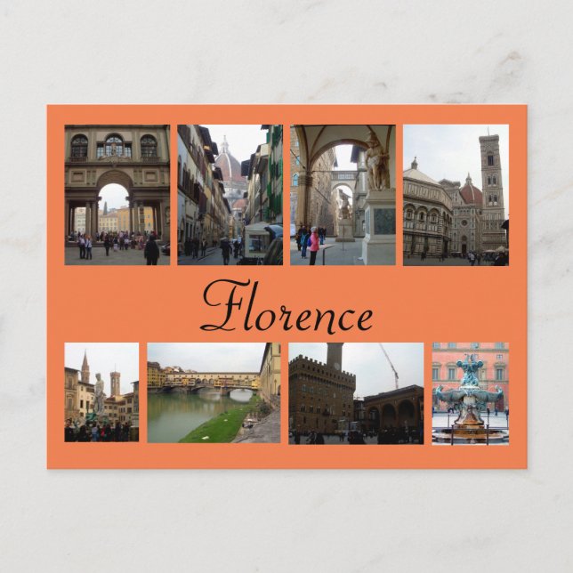 Florence Collage Postcard (Front)
