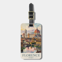 Florence Duomo Cathedral Watercolor Italy Travel