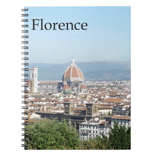 Florence Duomo from Michelangelo Square (new-St.K) Notebook (Front)