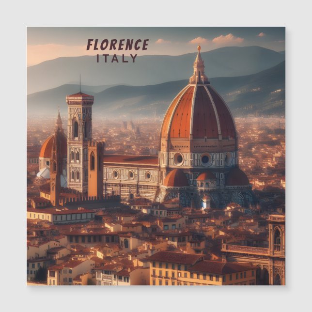 Florence Duomo Santa Maria del Fiore Italy Travel (Front)