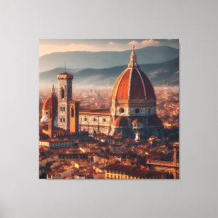Florence Duomo Santa Maria del Fiore Italy Travel Canvas Print