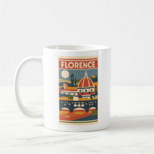 Florence Duomo Vintage Travel Coffee Mug Italy