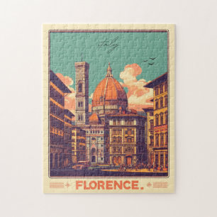 Florence, firenze italy travel gifts jigsaw puzzle