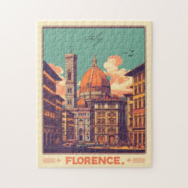 Florence, firenze italy travel gifts jigsaw puzzle (Vertical)