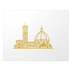 Florence Gold Line Art Minimal Luxury Notes