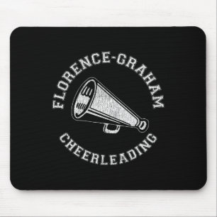 Florence-graham Cheer Distressed Retro 90's Cheerl Mouse Mat