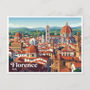 Florence Historic Centre Italy Postcard