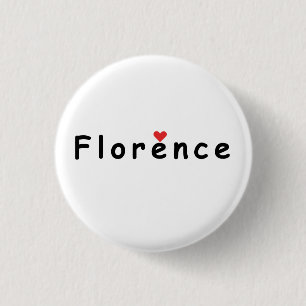 Florence Italy 3 Cm Round Badge