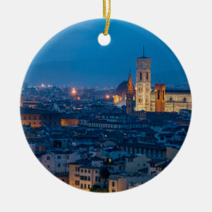 Florence Italy Ceramic Tree Decoration