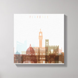Florence, Italy City Skyline Canvas Print