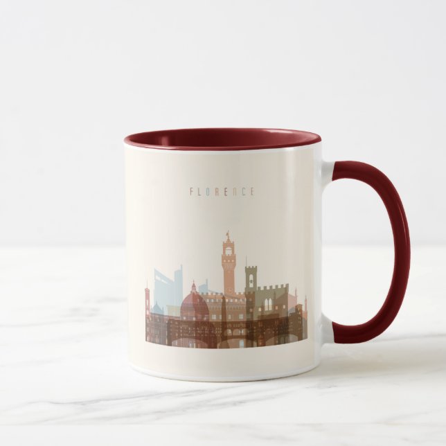 Florence, Italy | City Skyline Mug (Right)
