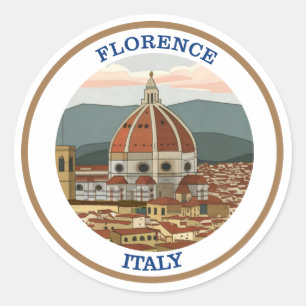 Florence, Italy Classic Round Sticker