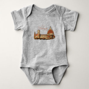 Florence, Italy: Duomo Baby Bodysuit