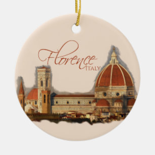 Florence, Italy: Duomo Ceramic Tree Decoration