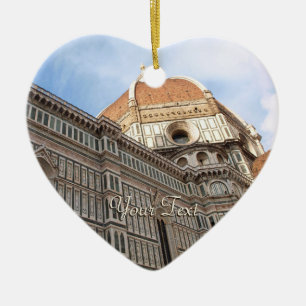 Florence Italy Duomo Holiday Photo Ceramic Tree Decoration