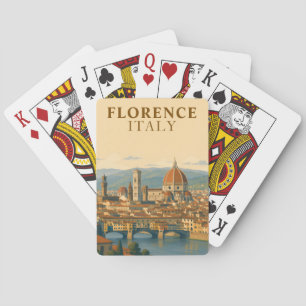 Florence Italy Duomo Vintage Travel Playing Cards