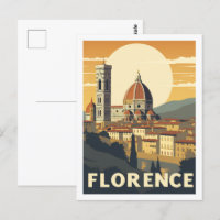 Florence Italy Famous Vintage Travel Place