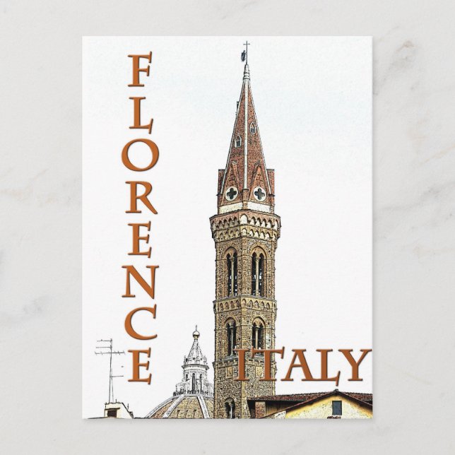 Florence, Italy II Postcard (Front)