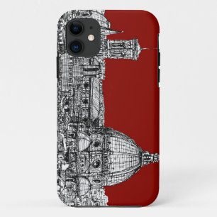 Florence Italy in red iPhone 11 Case
