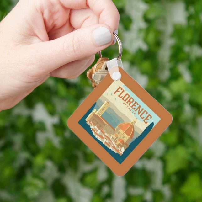 Florence, Italy Key Ring (Hand)