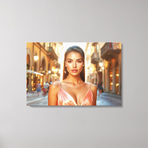 FLORENCE - ITALY - LOVE FROM ITALY CANVAS PRINT