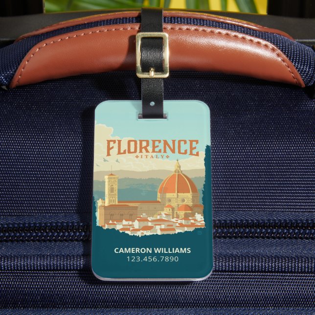 Florence, Italy Luggage Tag (Front Insitu 2)