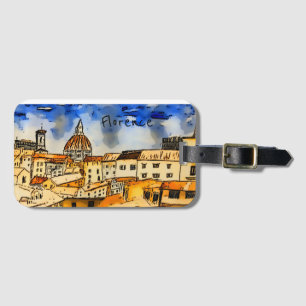 Florence Italy  Luggage Tag