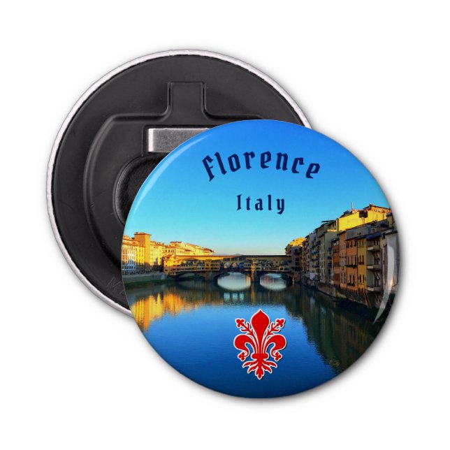Florence, Italy - Ponte Vecchio Bottle Opener (Front)