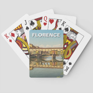 Florence Italy Ponte Vecchio Travel Playing Cards