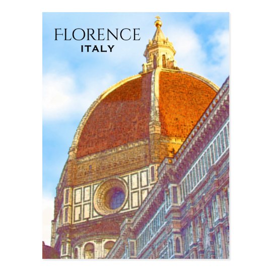 Florence, Italy Postcard Zazzle.co.uk