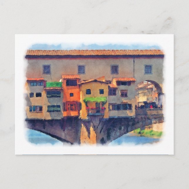 Florence, Italy postcard (Front)