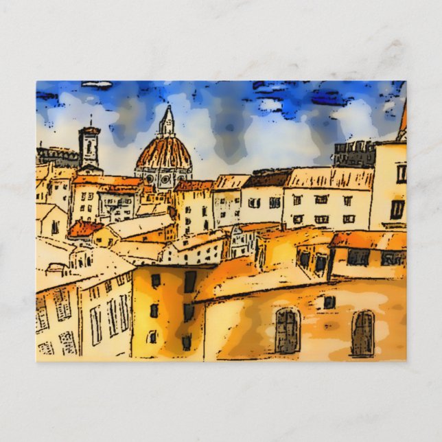 Florence Italy  Postcard (Front)